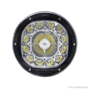 105W 7 Inch Round Off Road Driving Lamps LED Work Light